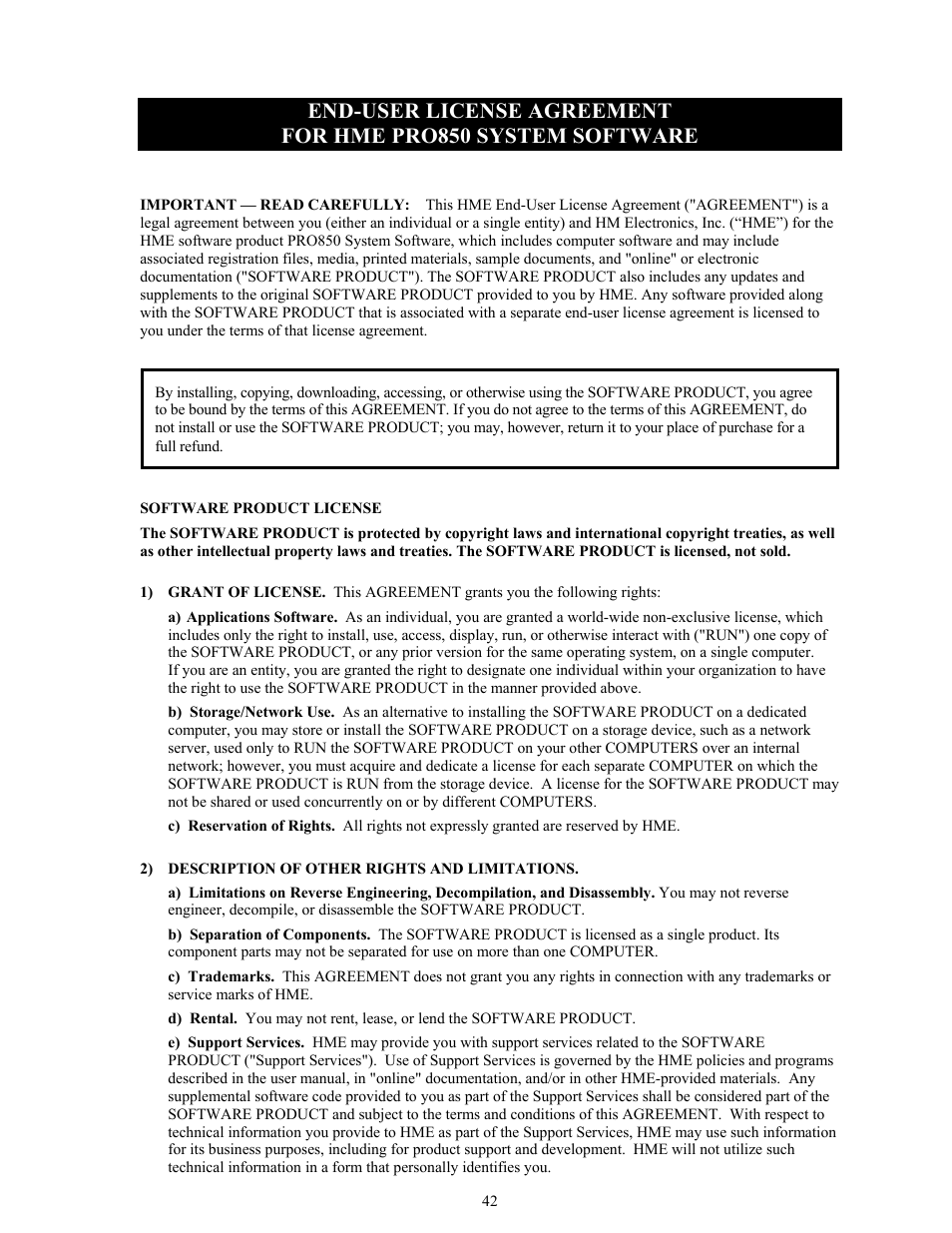 Clear-Com BS850 (Last time buy) User Manual | Page 45 / 48