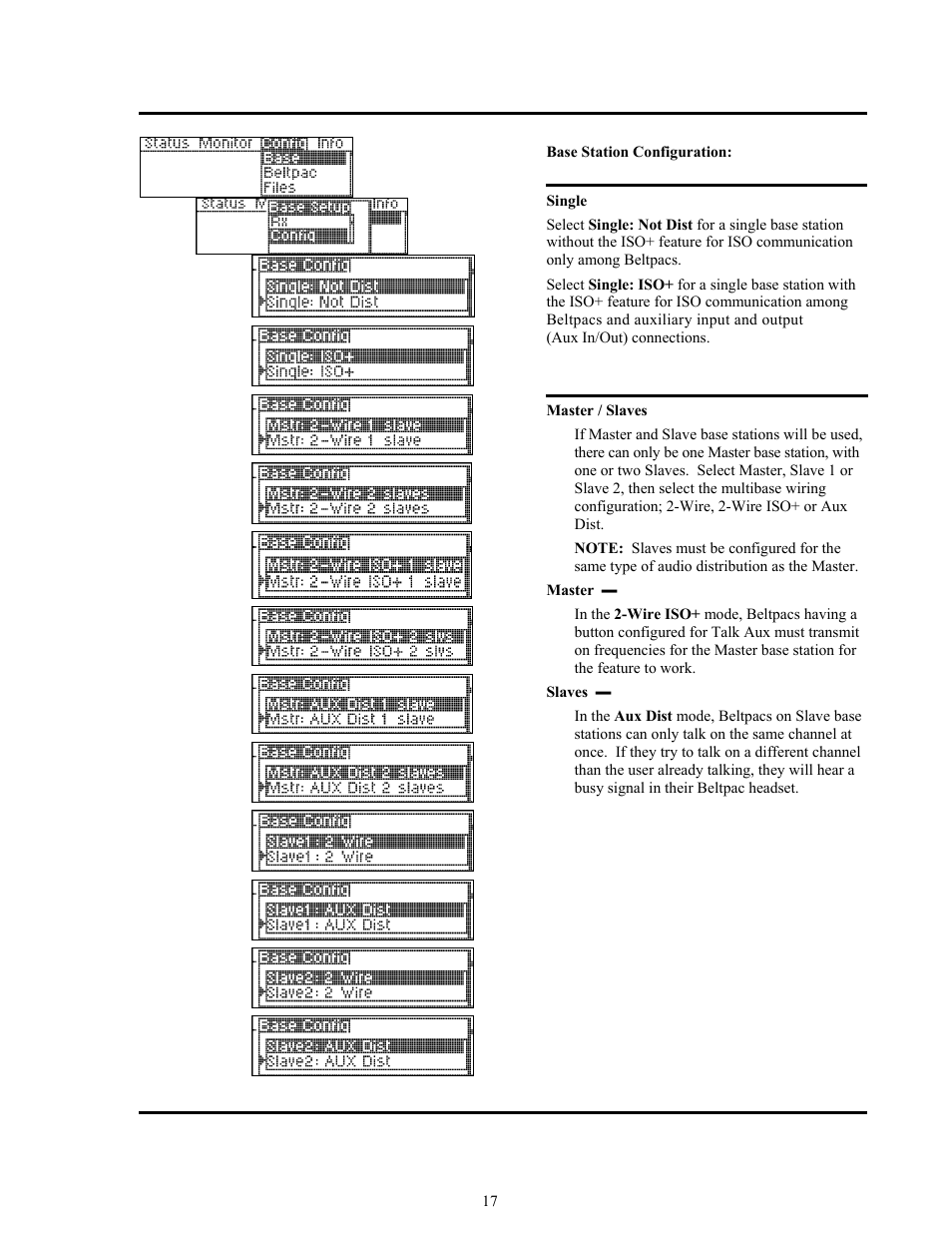 Clear-Com BS850 (Last time buy) User Manual | Page 20 / 50