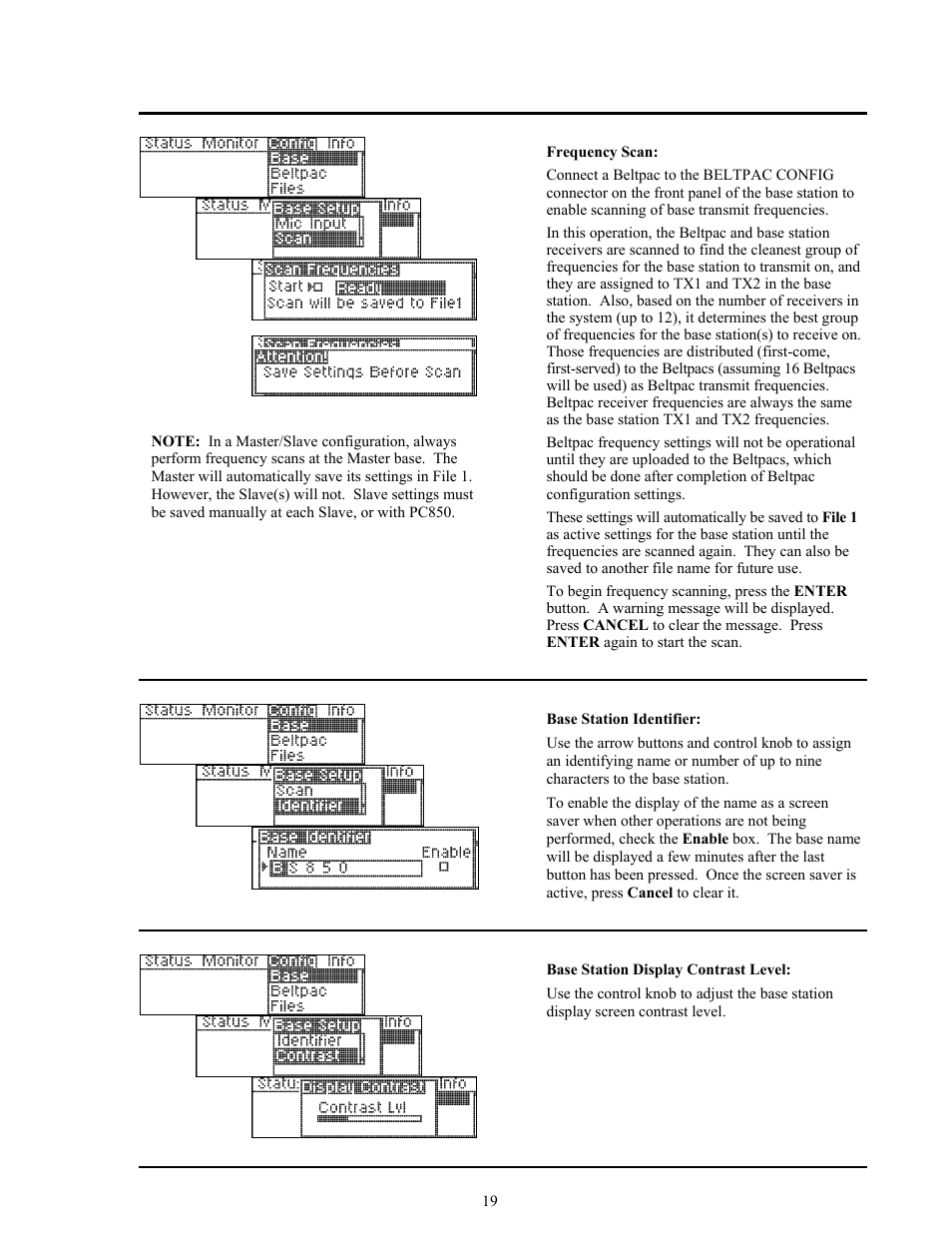 Clear-Com BS850 (Last time buy) User Manual | Page 22 / 50