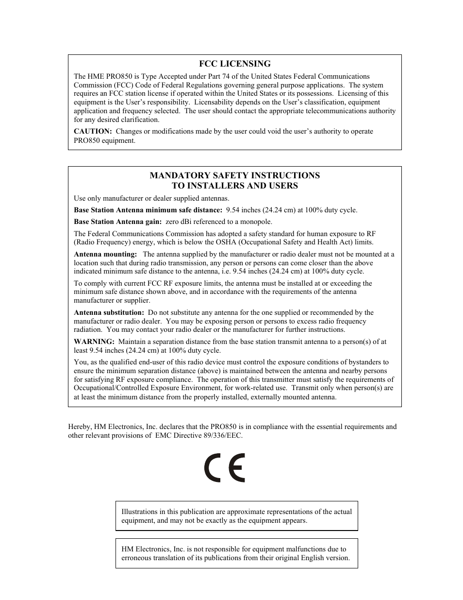 Clear-Com BS850 (Last time buy) User Manual | Page 3 / 50