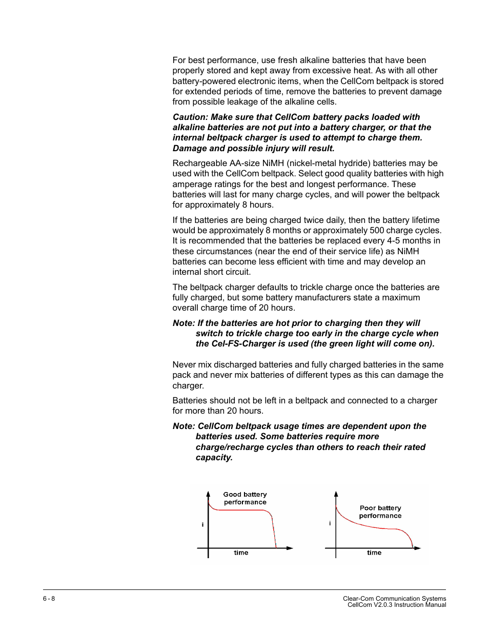 Clear-Com CellCom Battery Pack Charger User Manual | Page 108 / 217