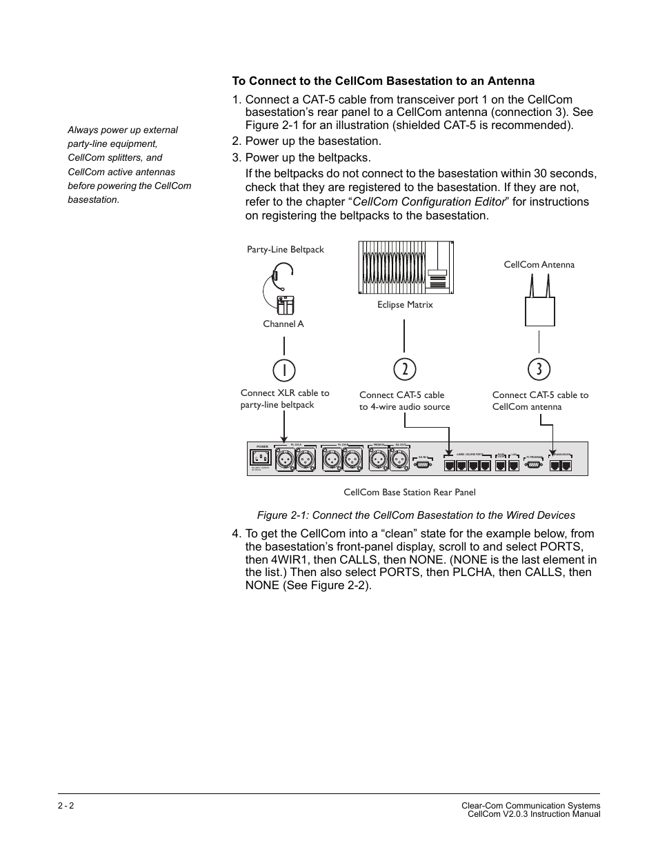 Clear-Com CellCom Battery Pack Charger User Manual | Page 34 / 217