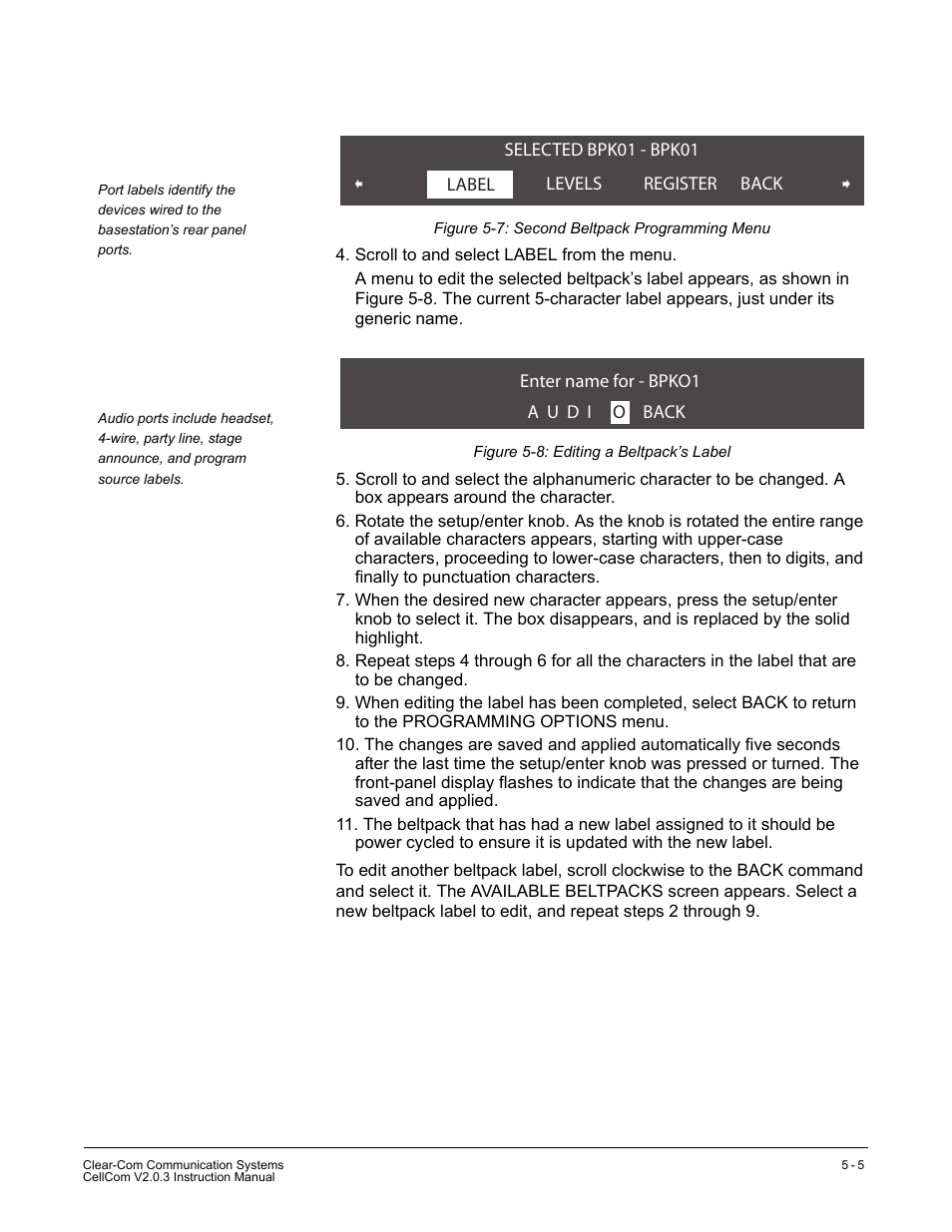 Clear-Com CellCom Battery Pack Charger User Manual | Page 75 / 217