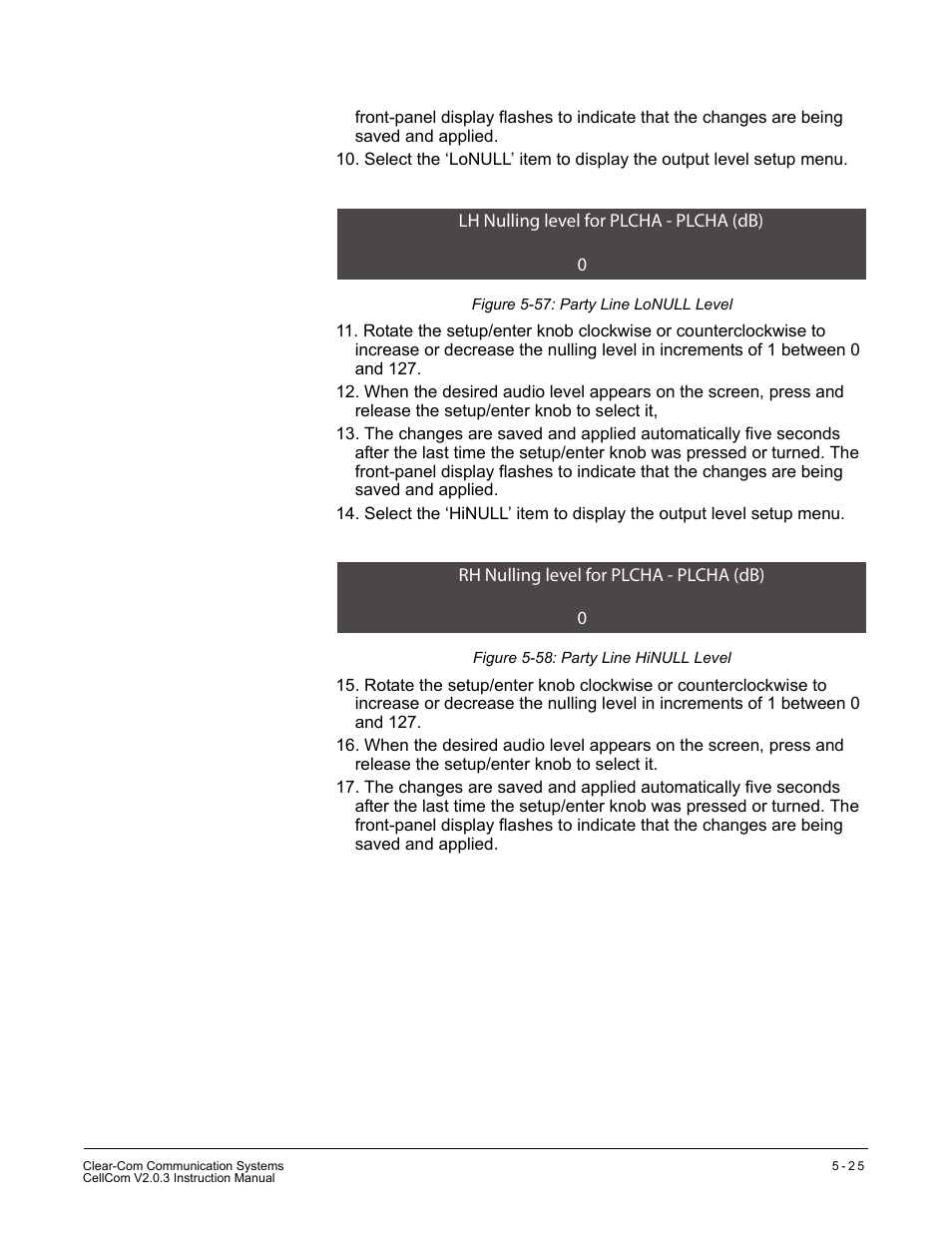 Clear-Com CellCom Battery Pack Charger User Manual | Page 95 / 217