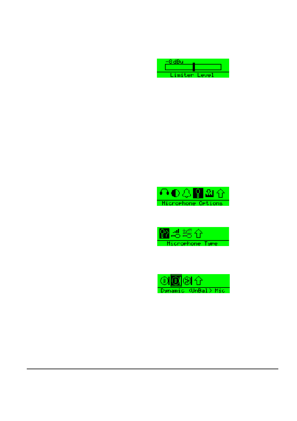 Headset noise gate, The microphone menu, Headset noise gate -9 | The microphone menu -9 | Clear-Com FreeSpeak Antenna Splitter User Manual | Page 125 / 213