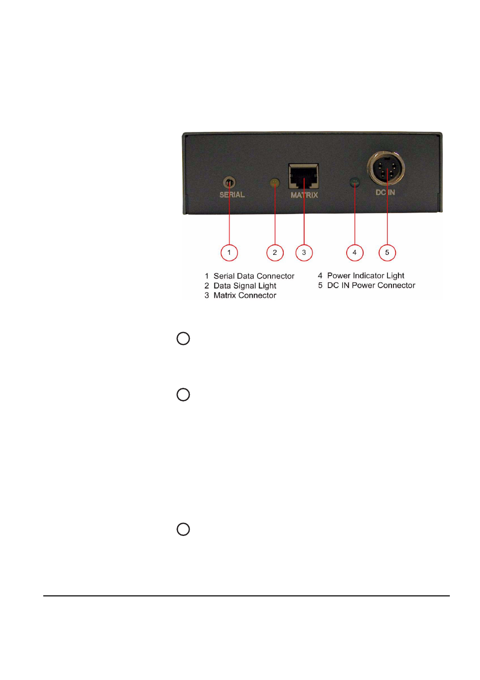 Fs-ta bottom/control panel, Serial data connector, Data signal led | Matrix connector, Fs-ta bottom/control panel -2, Serial data connector -2, Data signal led -2, Matrix connector -2 | Clear-Com FreeSpeak Antenna Splitter User Manual | Page 136 / 213