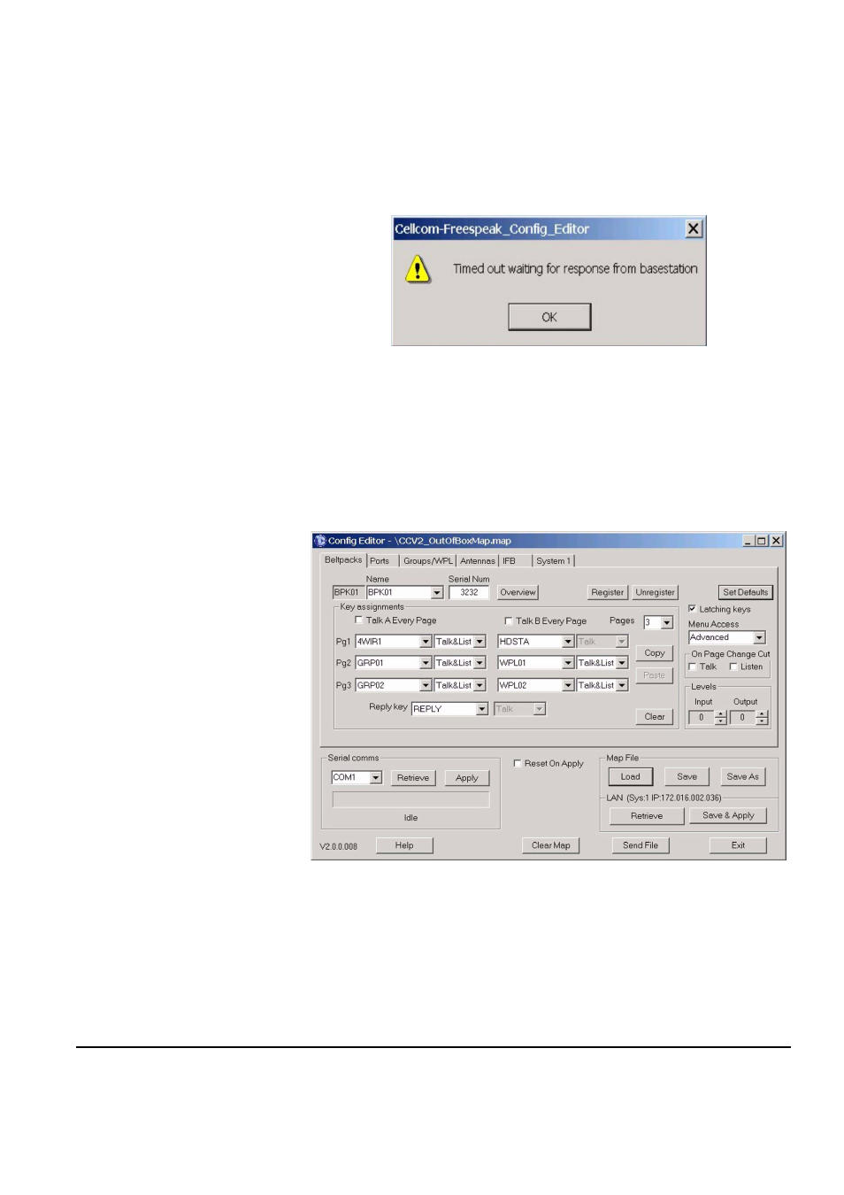 Clear-Com FreeSpeak Antenna Splitter User Manual | Page 153 / 213