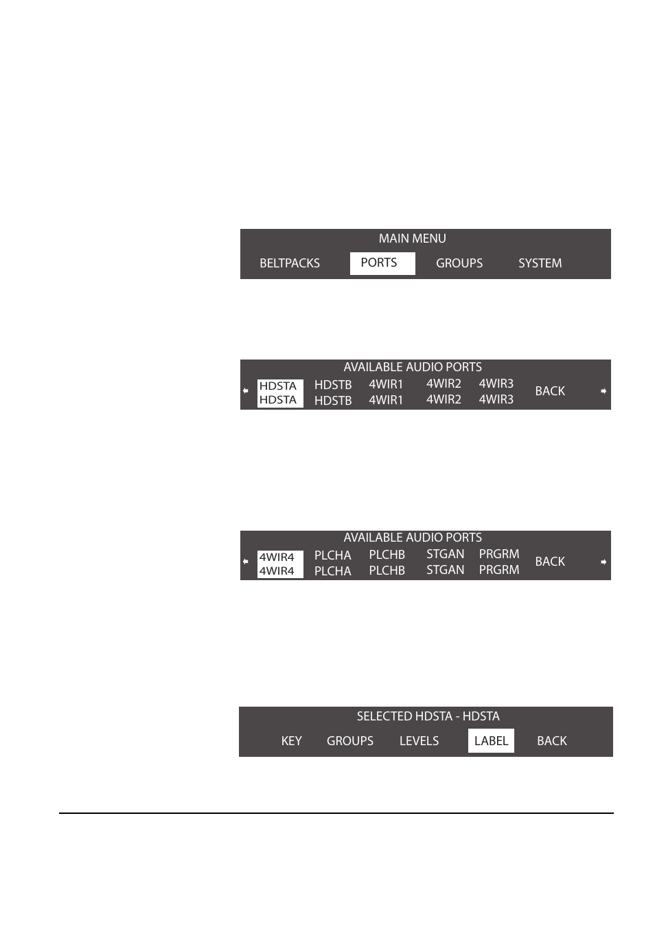 Setting and changing port labels, Setting and changing port labels -6 | Clear-Com FreeSpeak Antenna Splitter User Manual | Page 76 / 213