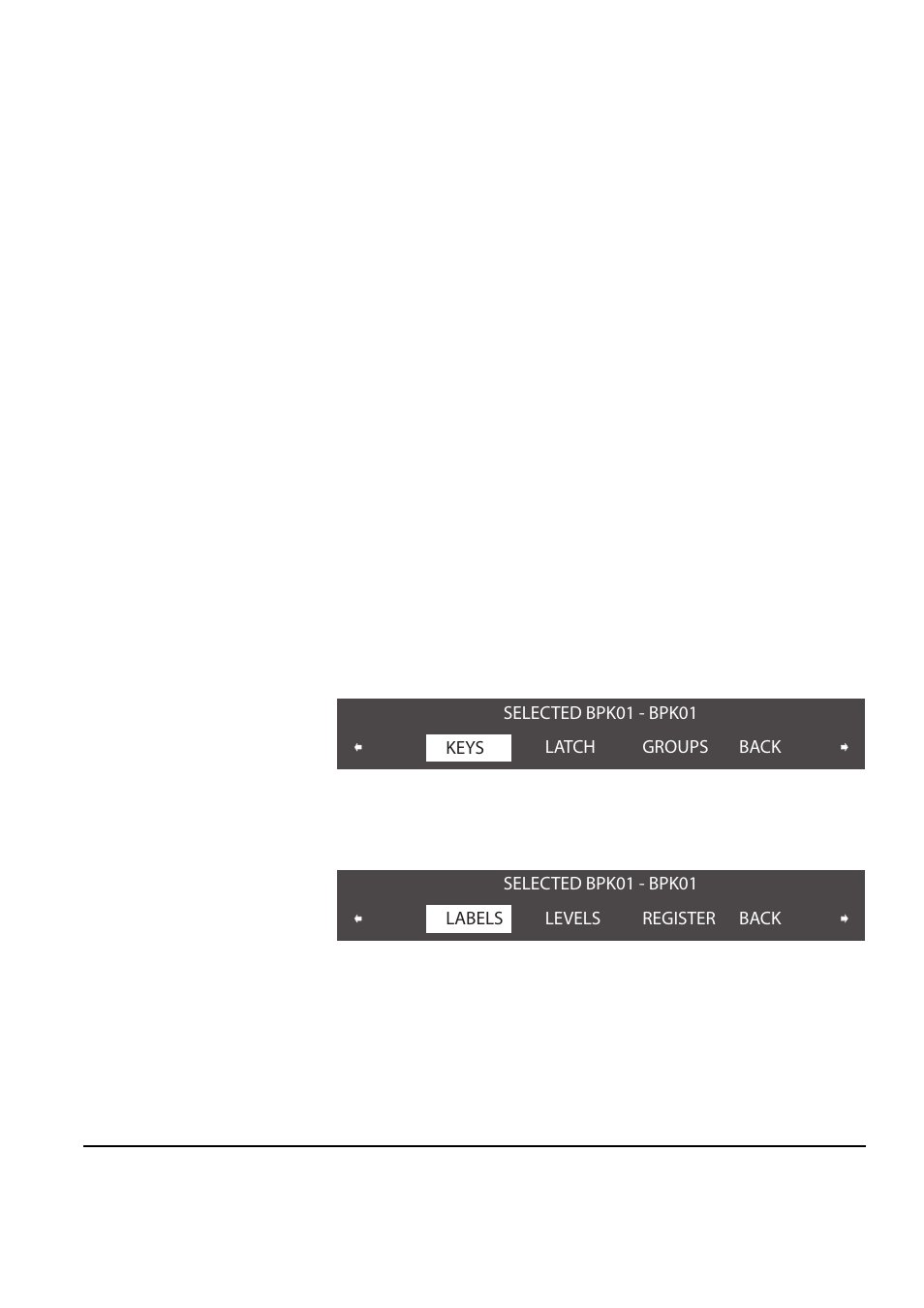 Beltpacks, Assigning labels to beltpacks keys, Beltpacks -11 | Assigning labels to beltpacks keys -11 | Clear-Com FreeSpeak Antenna Splitter User Manual | Page 81 / 213