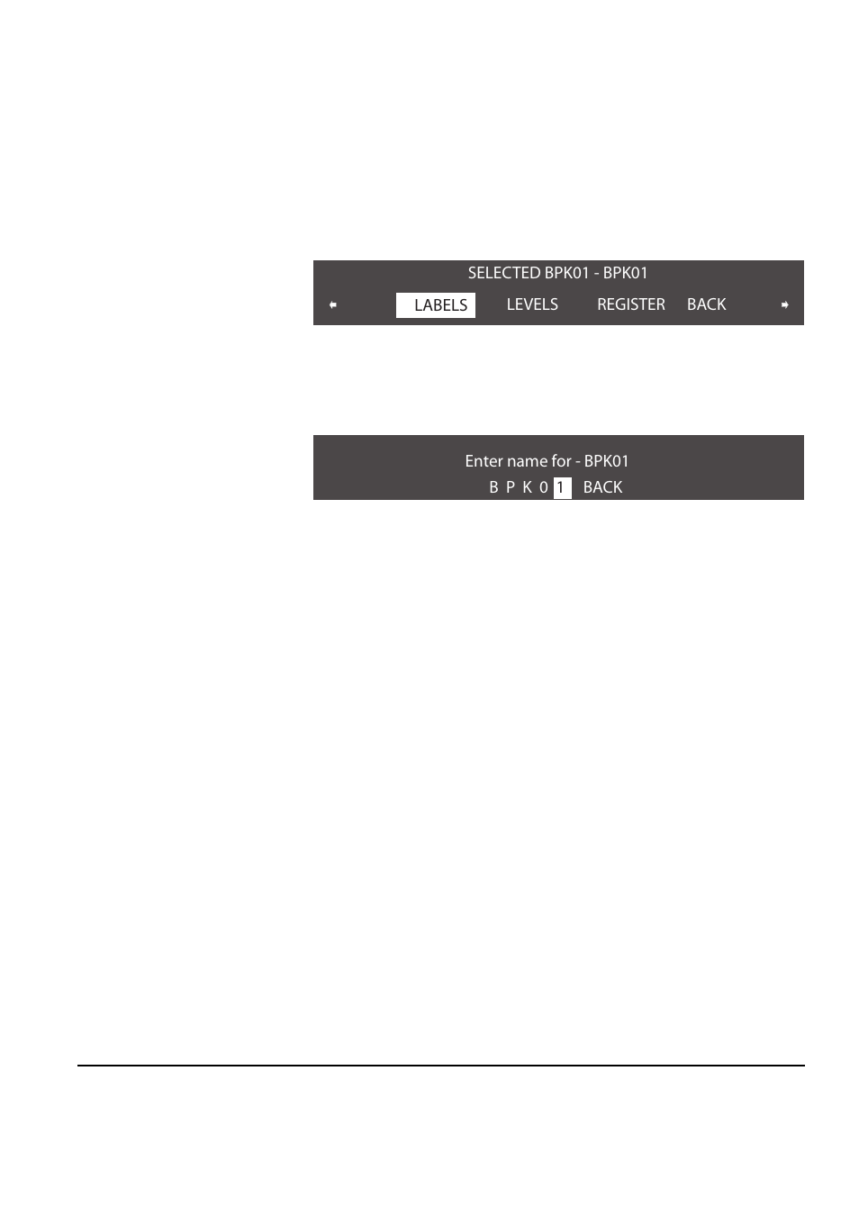 Setting beltpack labels, Registering a beltpack, Setting beltpack labels -16 | Registering a beltpack -16 | Clear-Com FreeSpeak Antenna Splitter User Manual | Page 86 / 213