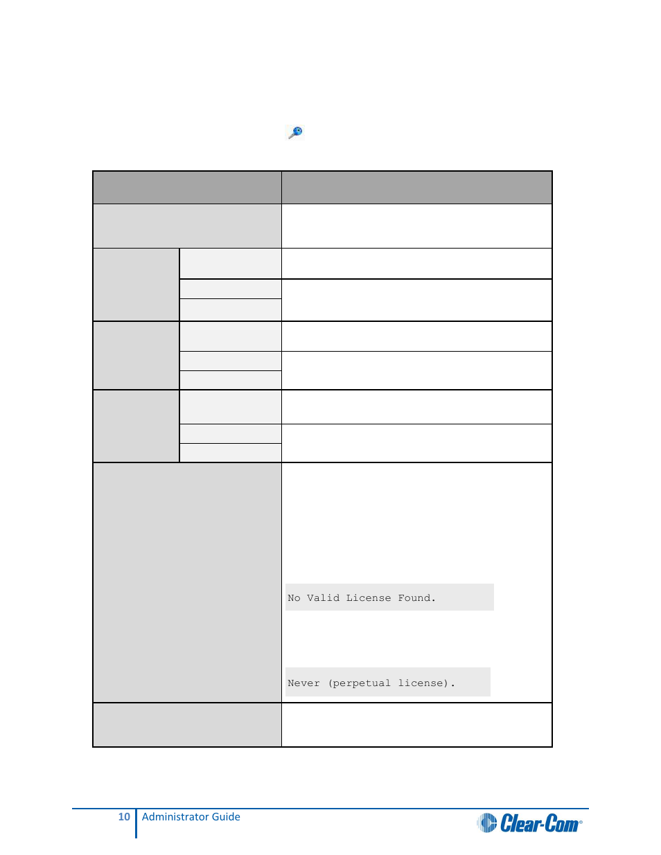 Viewing and updating your license, 2 viewing and updating your license | Clear-Com Concert for Newsroom User Manual | Page 10 / 48