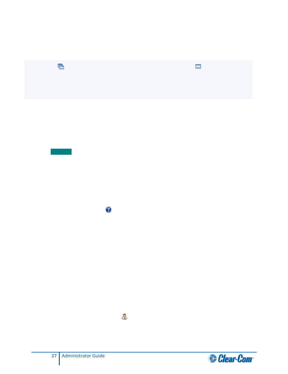 Partition, Adding and removing a partition, Modifying the details of a partition | Users, 5 partition, 1 adding and removing a partition, 2 modifying the details of a partition, 3 users | Clear-Com Concert for Newsroom User Manual | Page 27 / 48