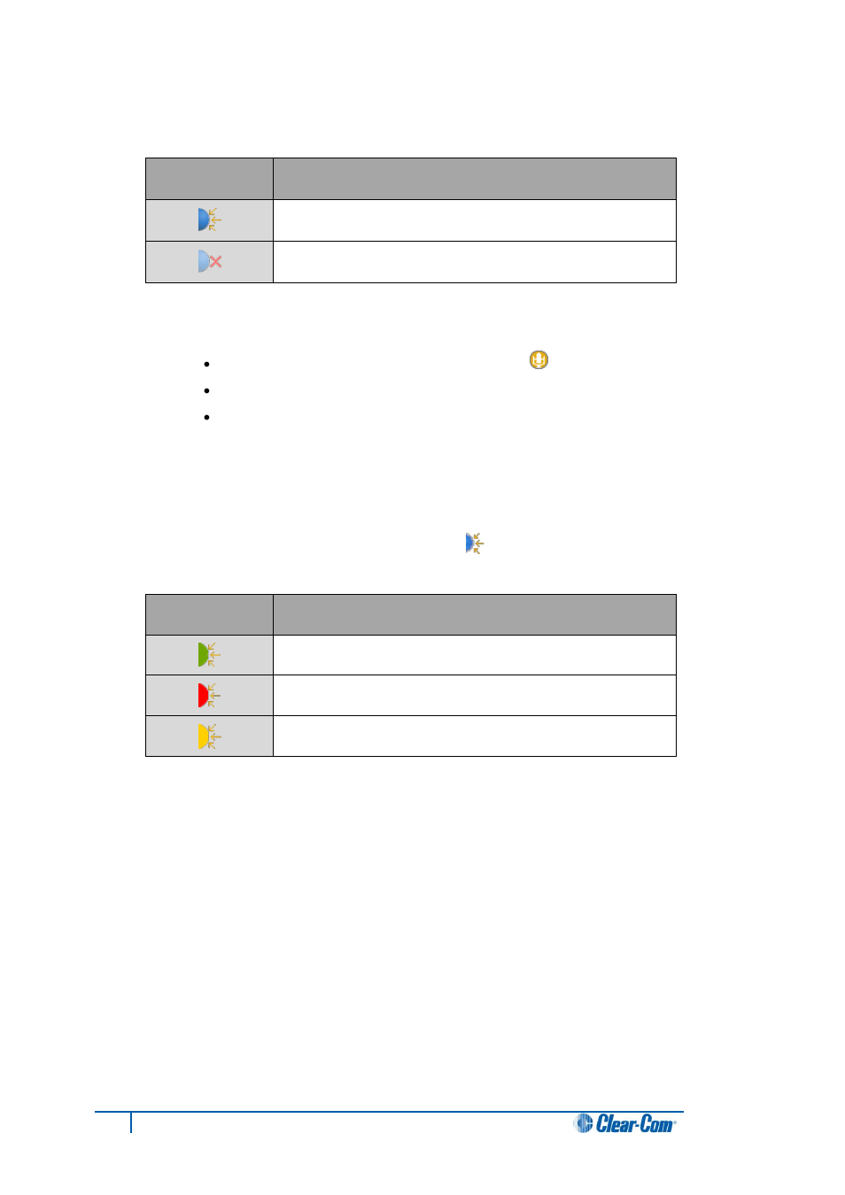 After connecting with a channel, Channels in conferences, Joining an audio feed | 7 joining an audio feed, 1 after connecting with a channel, 2 channels in conferences | Clear-Com Concert for Newsroom User Manual | Page 25 / 49