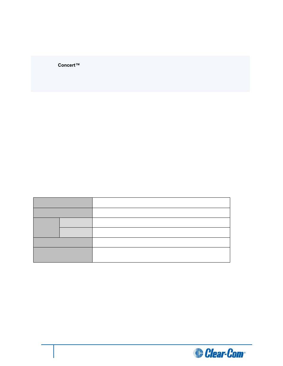 Introduction, System requirements, Concert server applications | 1 introduction, 1 system requirements, 1 concert server applications | Clear-Com Concert for Newsroom User Manual | Page 6 / 44