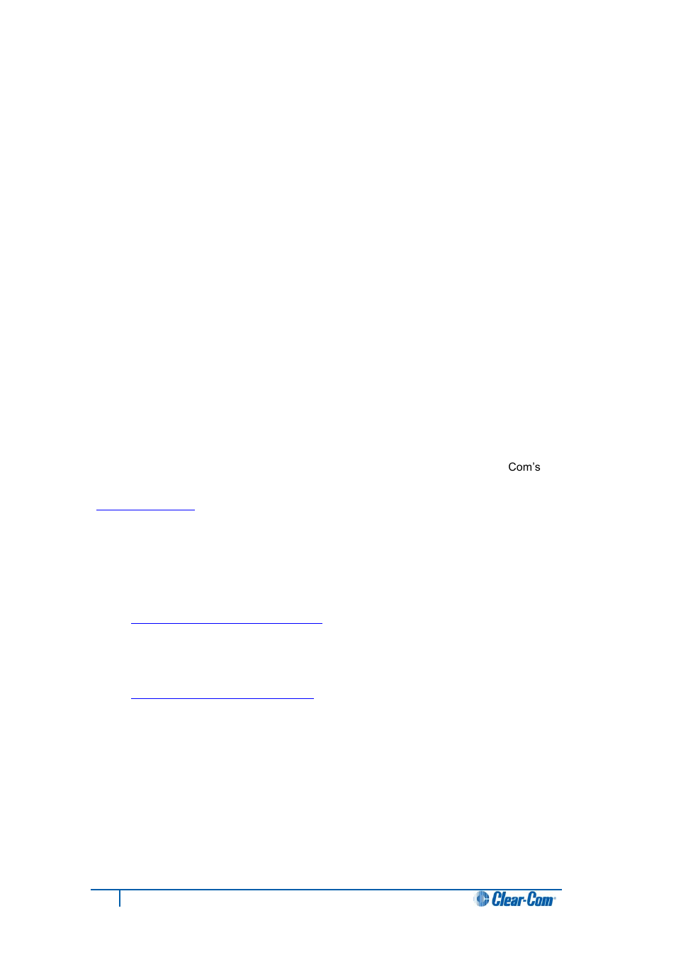 Document reference, Legal disclaimers, Clear-com contacts | Clear-Com Concert for Newsroom User Manual | Page 2 / 40