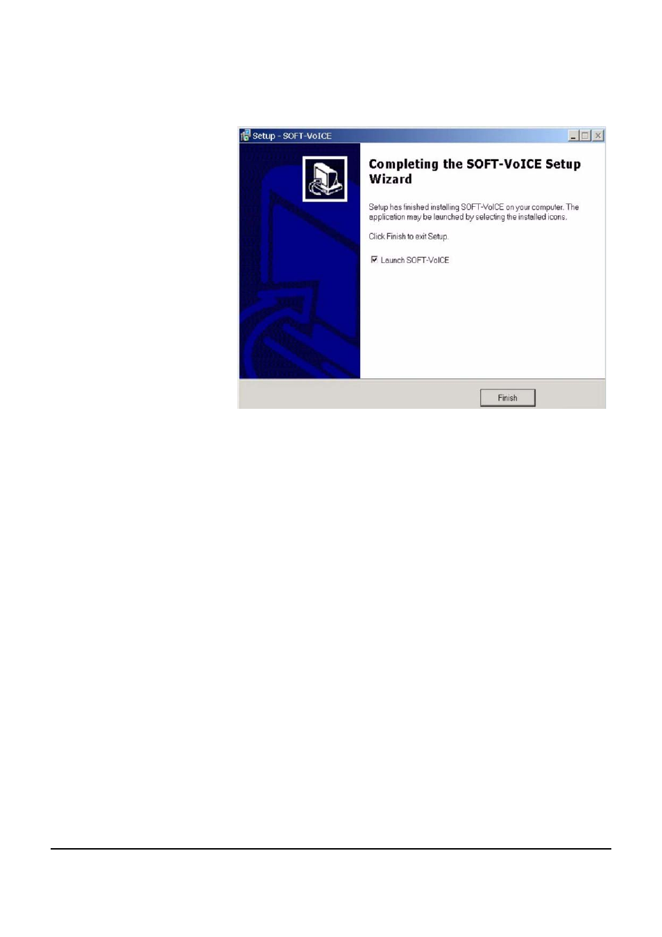 Installation completion screen -7 | Clear-Com VOICE2 User Manual | Page 81 / 106