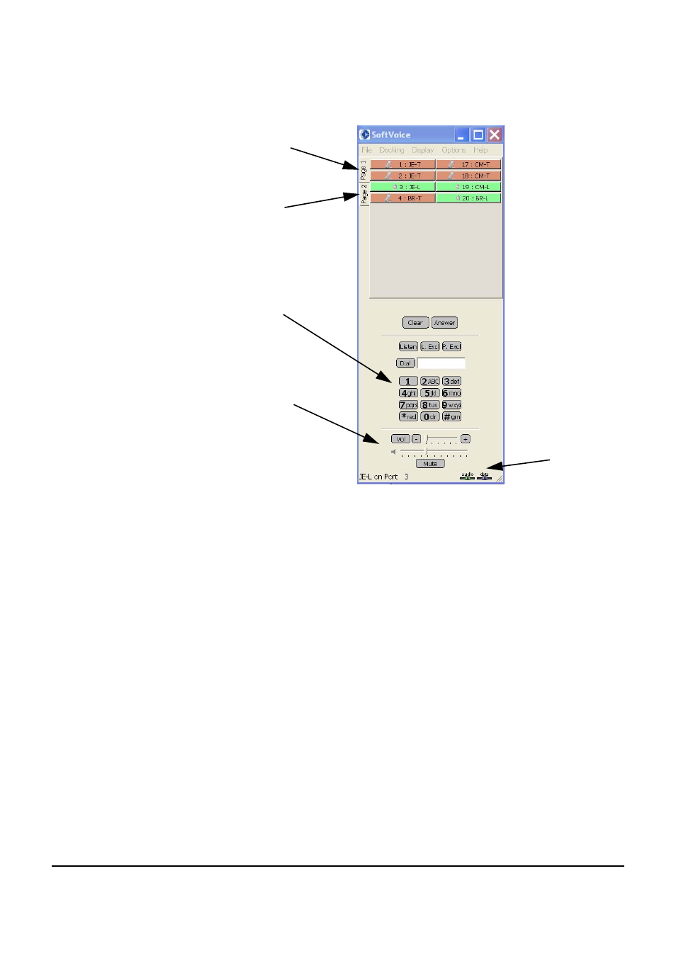 User interface -15 | Clear-Com VOICE2 User Manual | Page 89 / 106