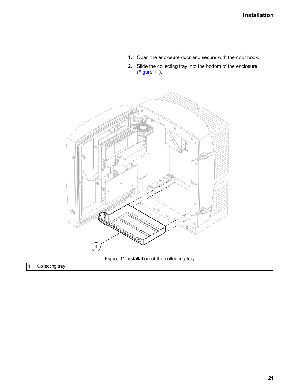 Installation | Hach-Lange PHOSPHAX indoor sc User Manual | Page 21 / 106