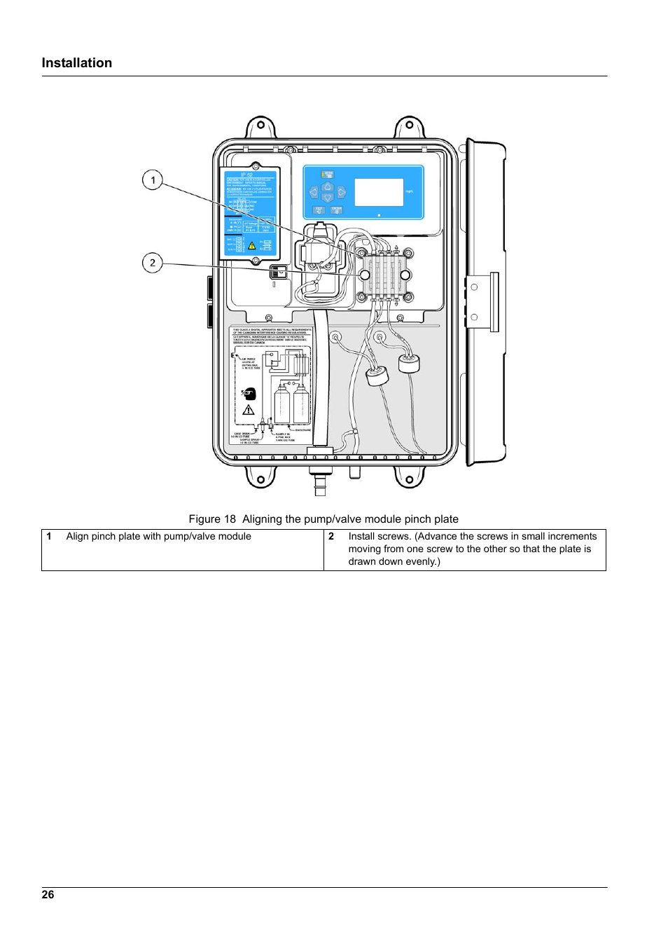 Figure 18, Installation | Hach-Lange CL17 USER MANUAL User Manual | Page 28 / 60