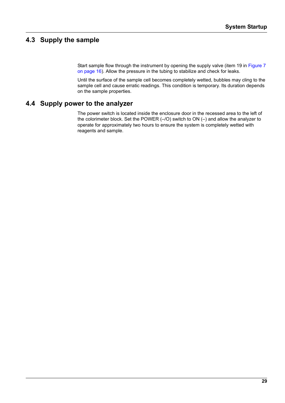 3 supply the sample, 4 supply power to the analyzer | Hach-Lange CL17 USER MANUAL User Manual | Page 31 / 60