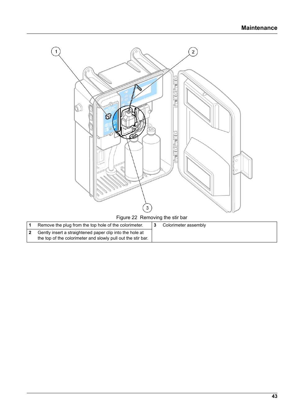 Maintenance | Hach-Lange CL17 USER MANUAL User Manual | Page 45 / 60