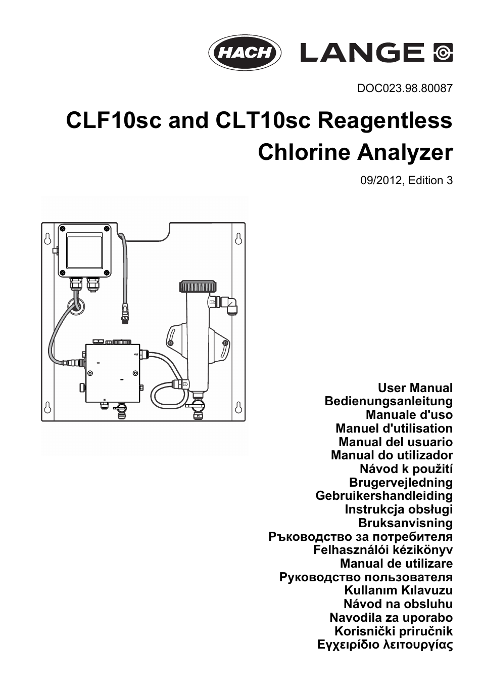 Hach-Lange CLT10 sc User Manual | 382 pages