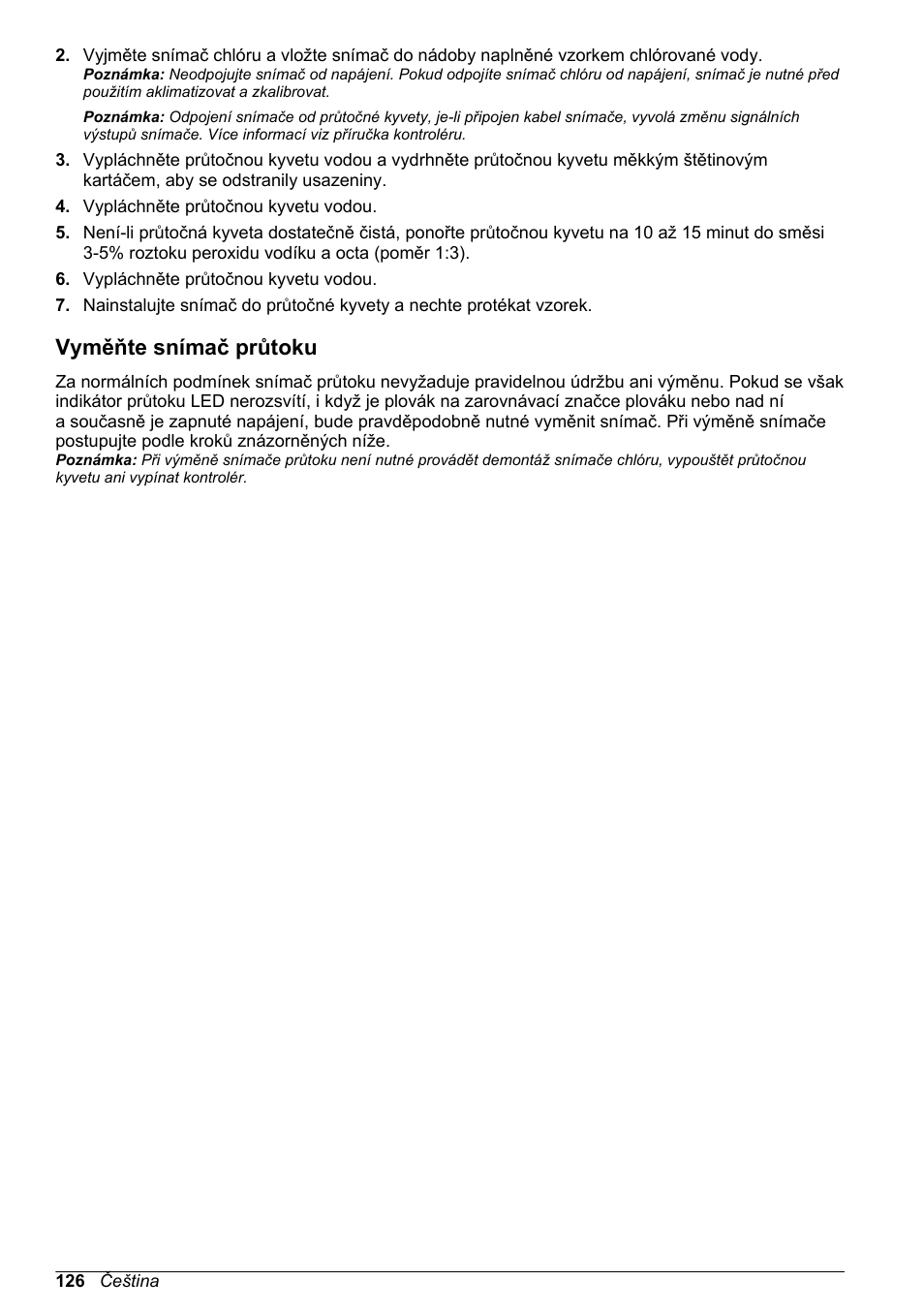 Vyměňte snímač průtoku | Hach-Lange CLT10 sc User Manual | Page 126 / 382