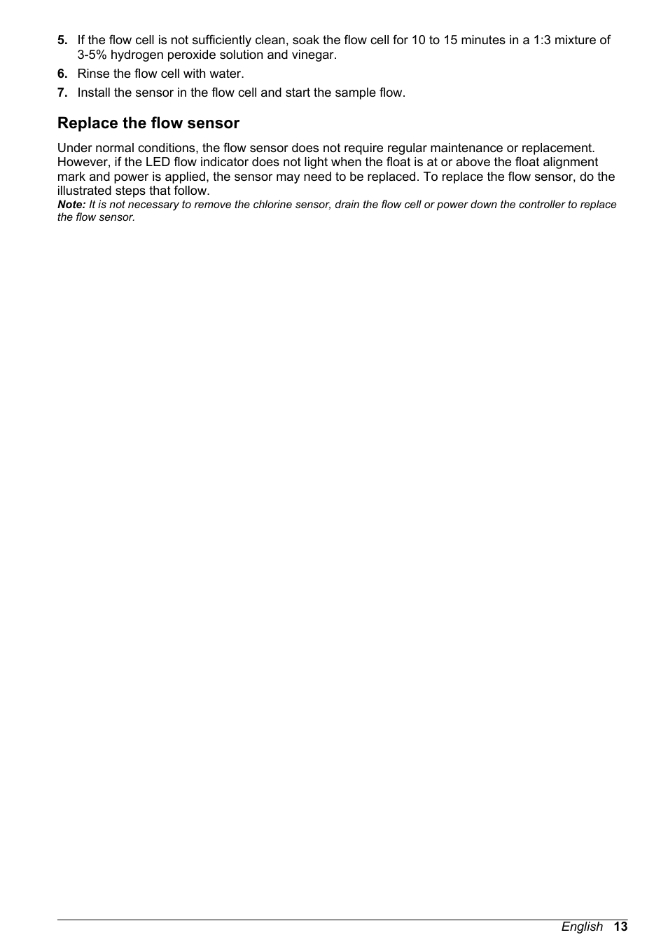 Replace the flow sensor | Hach-Lange CLT10 sc User Manual | Page 13 / 382