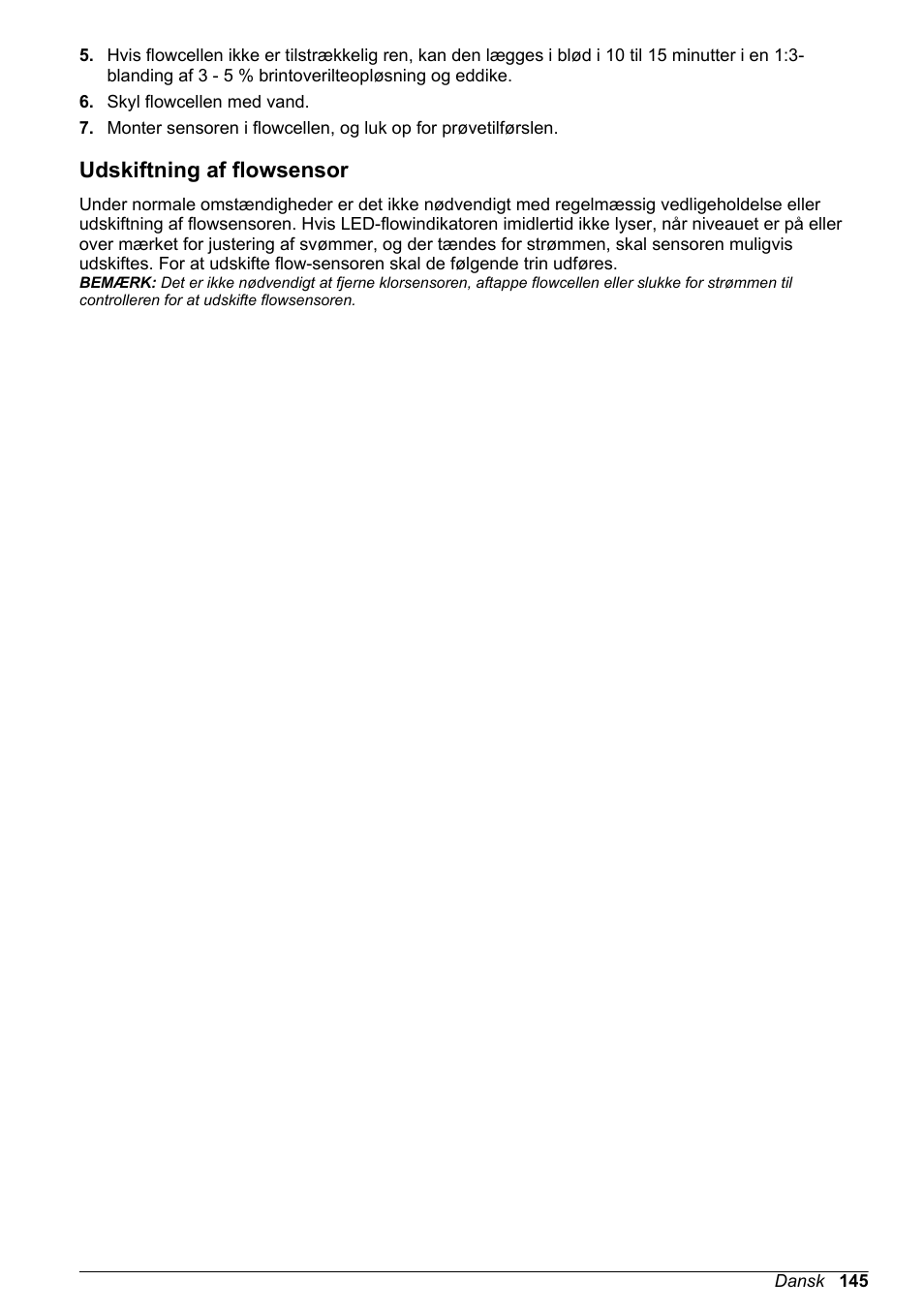 Udskiftning af flowsensor | Hach-Lange CLT10 sc User Manual | Page 145 / 382