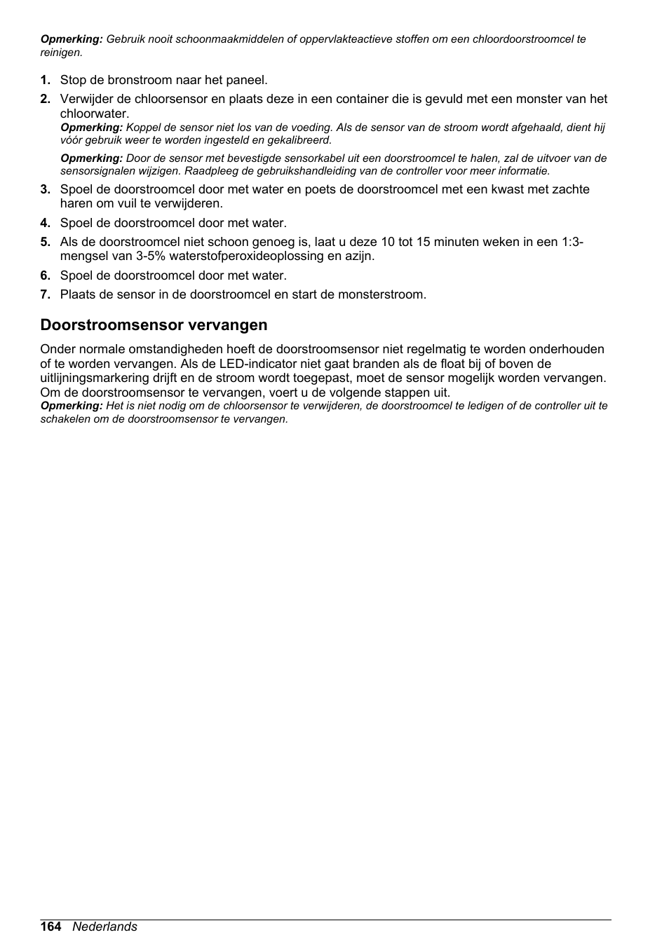 Doorstroomsensor vervangen | Hach-Lange CLT10 sc User Manual | Page 164 / 382