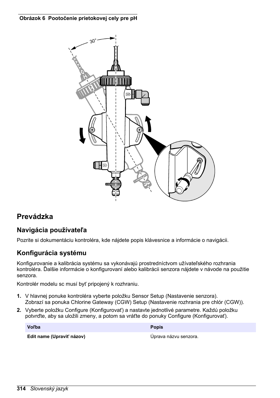 Prevádzka, Navigácia používateľa, Konfigurácia systému | Hach-Lange CLT10 sc User Manual | Page 314 / 382