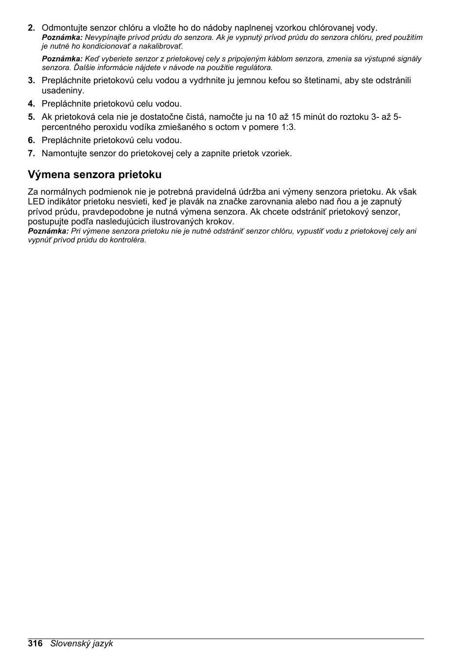 Výmena senzora prietoku | Hach-Lange CLT10 sc User Manual | Page 316 / 382
