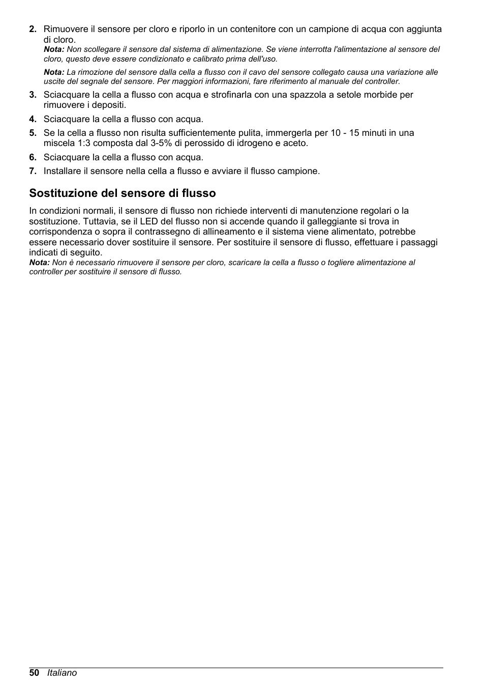 Sostituzione del sensore di flusso | Hach-Lange CLT10 sc User Manual | Page 50 / 382