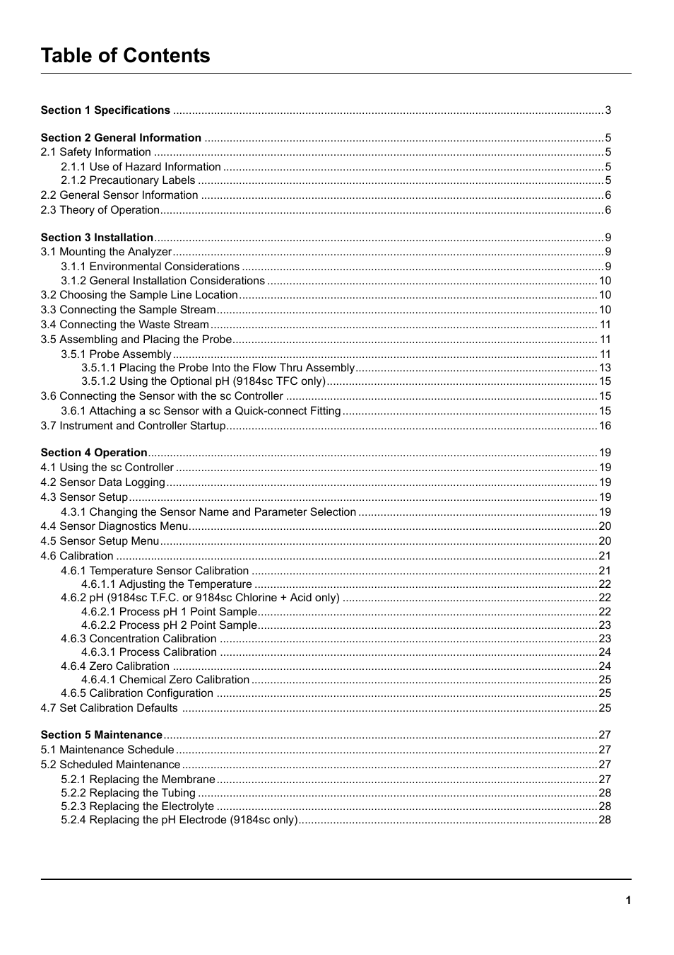 Hach-Lange 9187 sc User Manual | Page 3 / 50