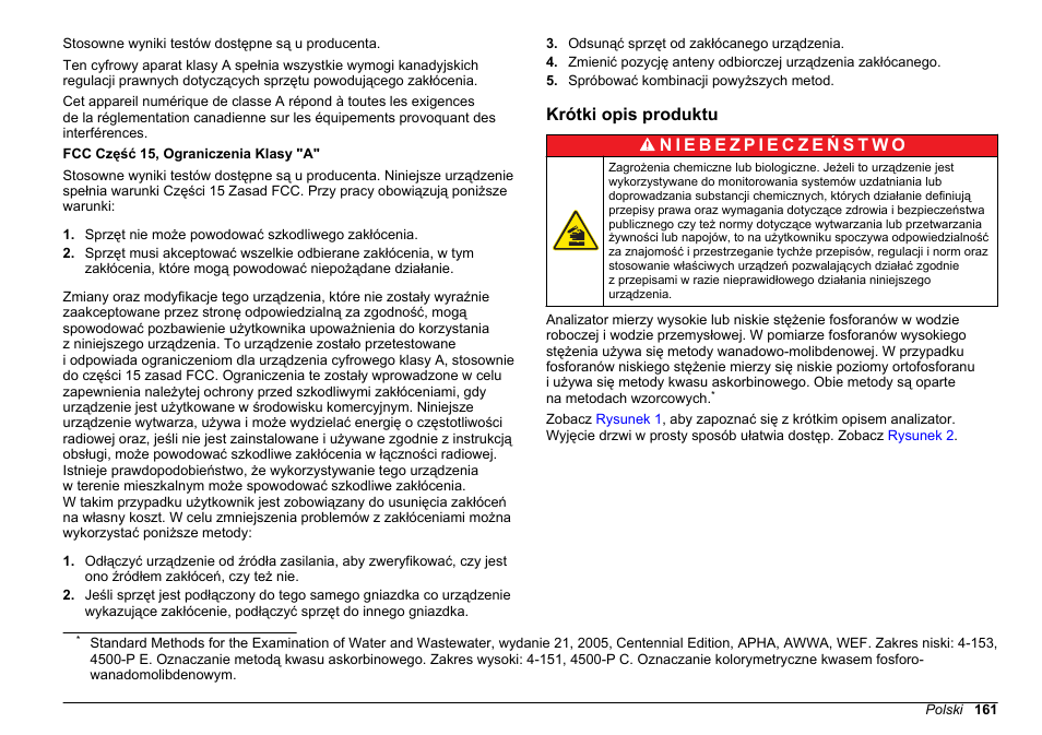 Krótki opis produktu | Hach-Lange POLYMETRON 9611 sc Installation User Manual | Page 161 / 398
