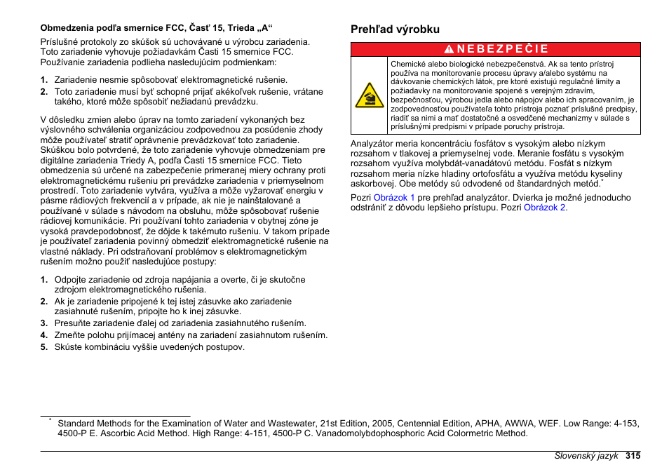 Prehľad výrobku | Hach-Lange POLYMETRON 9611 sc Installation User Manual | Page 315 / 398