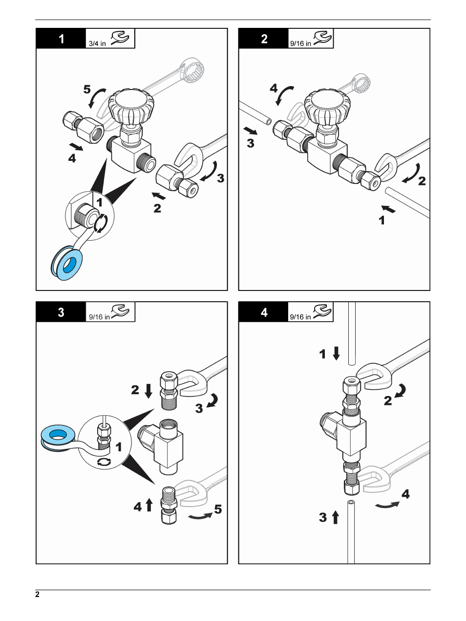 Hach-Lange POLYMETRON 9610 sc SiO2 USER INSTRUCTIONS: SS SAMPLE CONDITIONING User Manual | Page 2 / 4