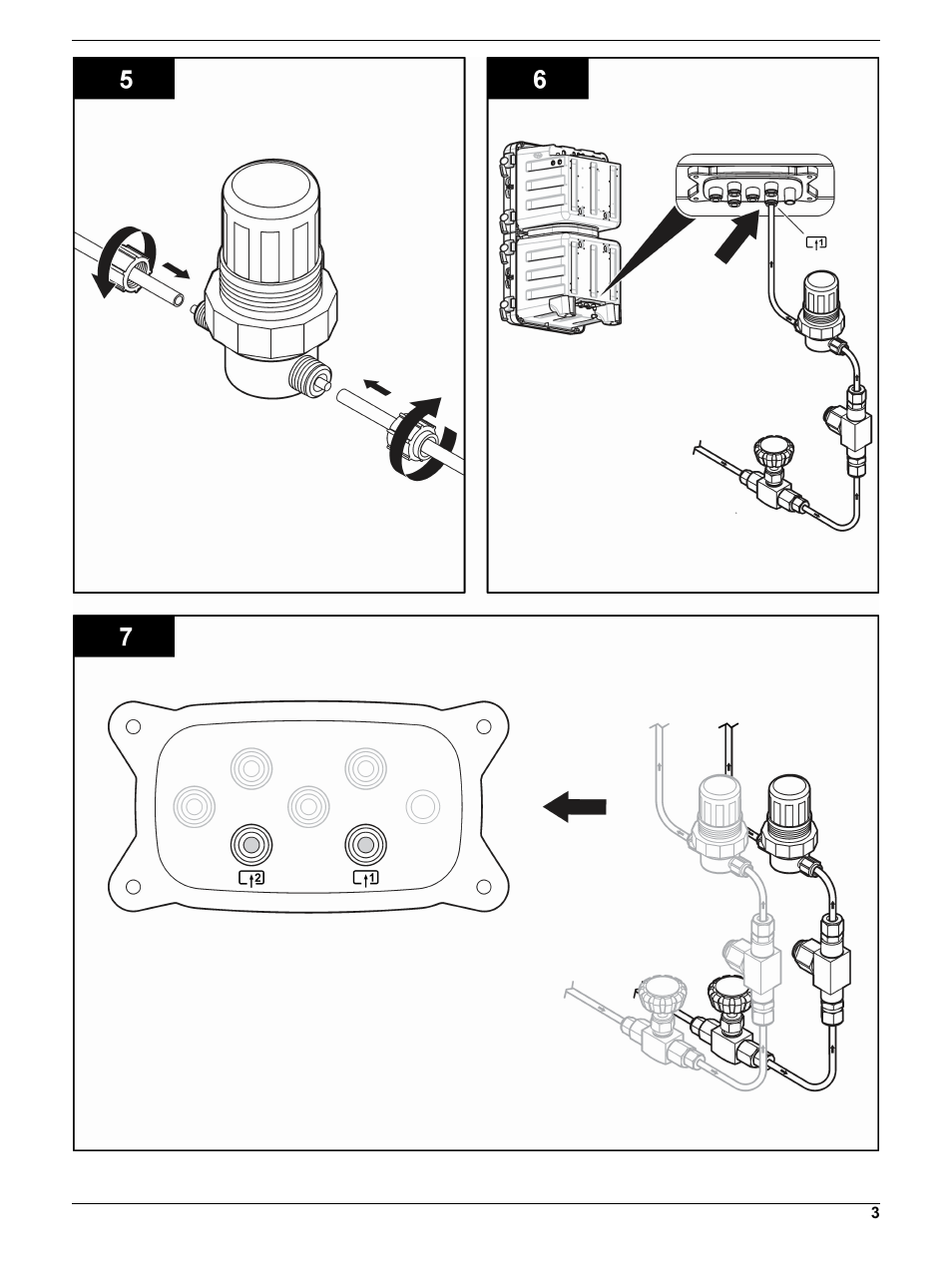 Hach-Lange POLYMETRON 9610 sc SiO2 USER INSTRUCTIONS: SS SAMPLE CONDITIONING User Manual | Page 3 / 4