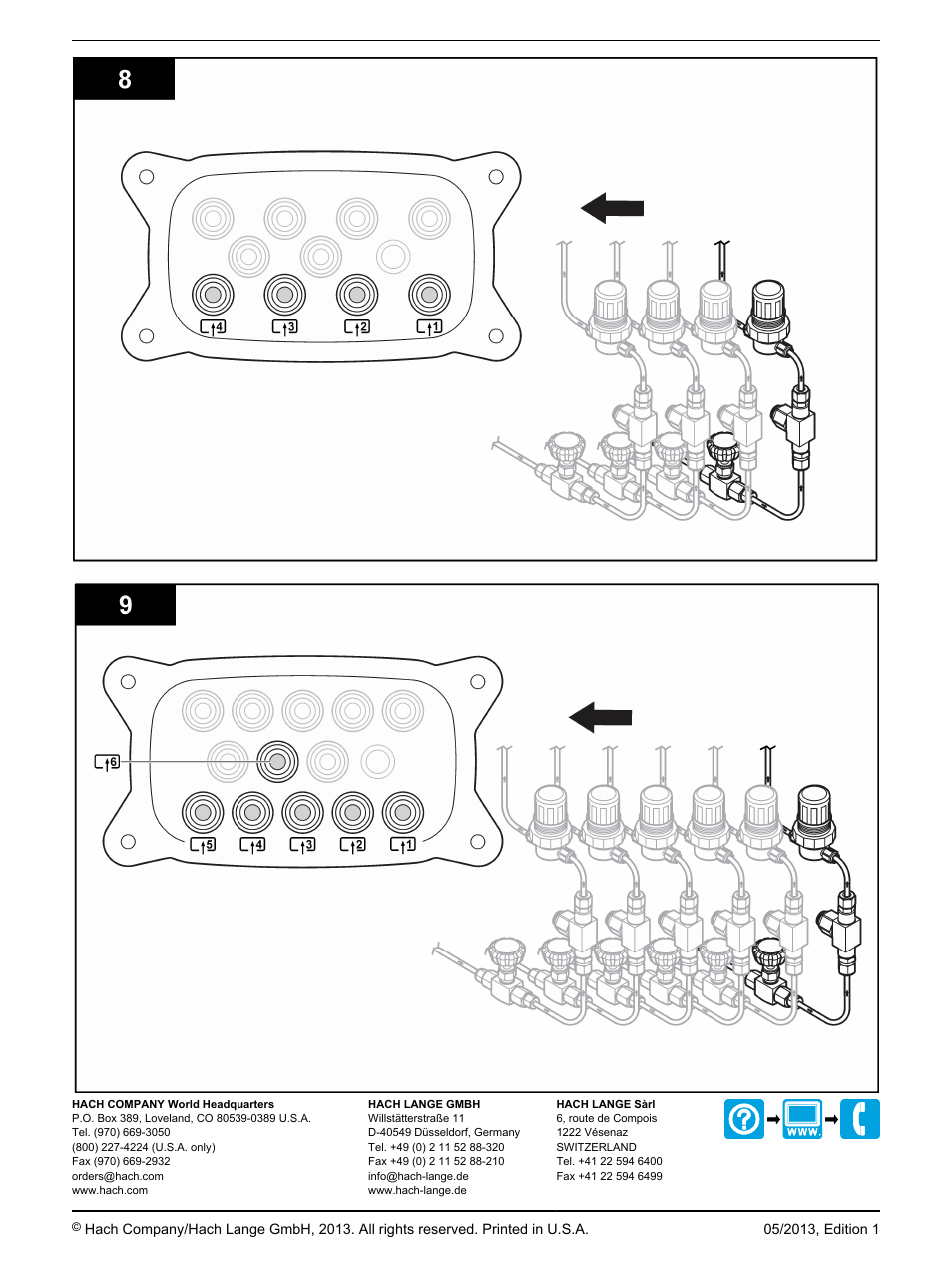 Hach-Lange POLYMETRON 9610 sc SiO2 USER INSTRUCTIONS: SS SAMPLE CONDITIONING User Manual | Page 4 / 4