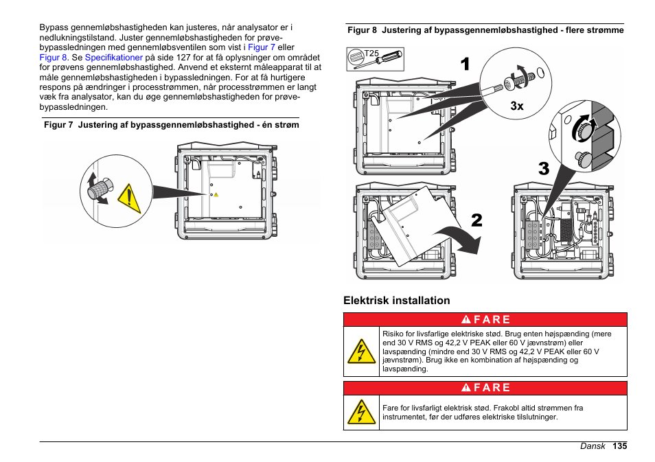 Elektrisk installation | Hach-Lange HACH 5500 sc Installation User Manual | Page 135 / 408