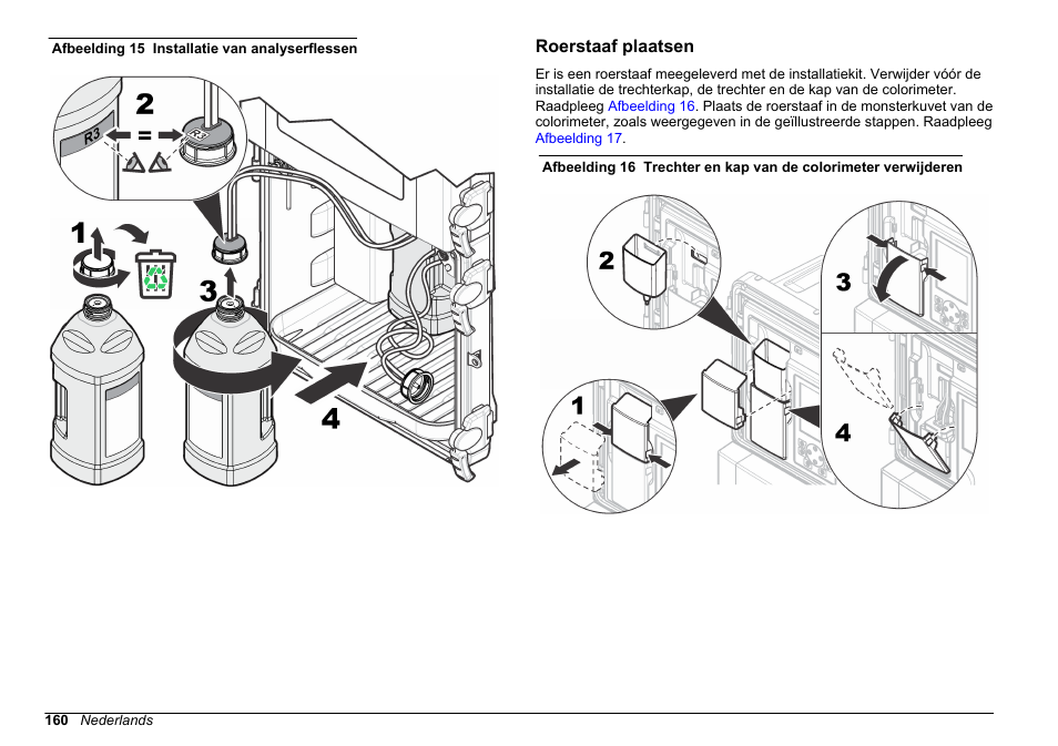 Roerstaaf plaatsen | Hach-Lange HACH 5500 sc Installation User Manual | Page 160 / 408