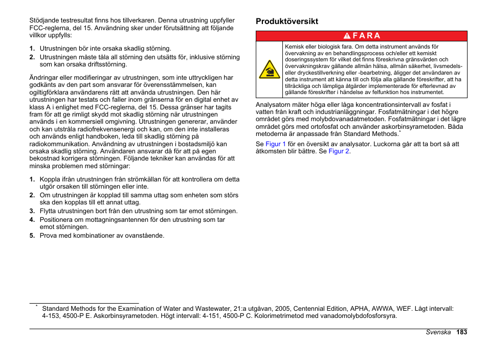 Produktöversikt | Hach-Lange HACH 5500 sc Installation User Manual | Page 183 / 408