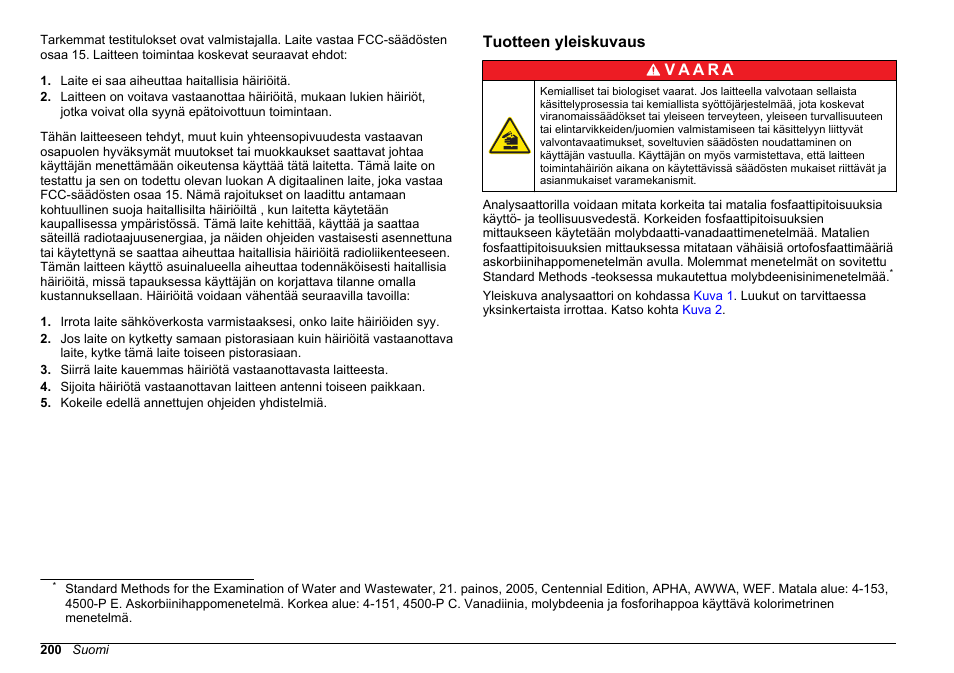 Tuotteen yleiskuvaus | Hach-Lange HACH 5500 sc Installation User Manual | Page 200 / 408