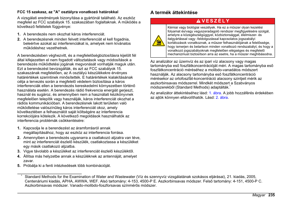 A termék áttekintése | Hach-Lange HACH 5500 sc Installation User Manual | Page 235 / 408
