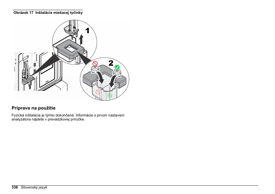 Príprava na použitie | Hach-Lange HACH 5500 sc Installation User Manual | Page 338 / 408