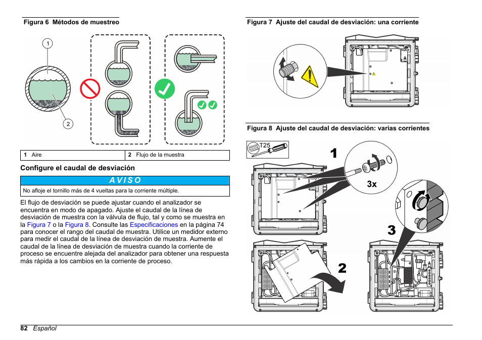 Configure el caudal de desviación | Hach-Lange HACH 5500 sc Installation User Manual | Page 82 / 408