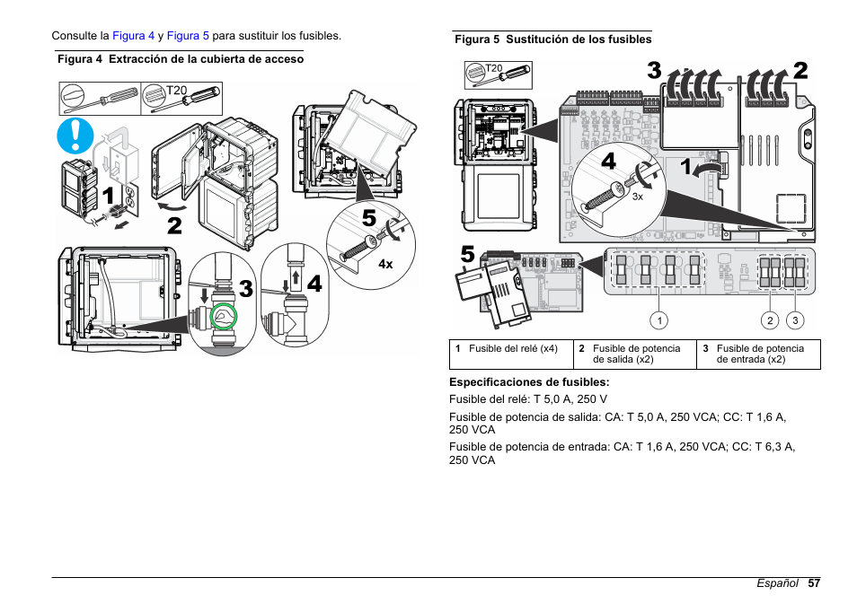 Hach-Lange HACH 5500 sc Maintenance and Troubleshooting User Manual | Page 57 / 286