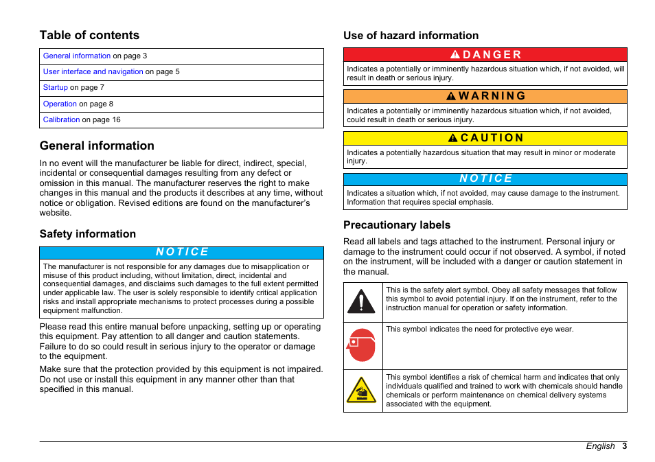 Hach-Lange HACH 5500 sc PO43-HR Operations User Manual | Page 3 / 390