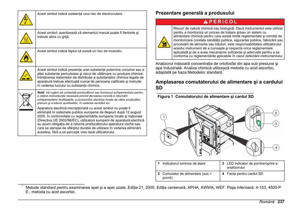 Prezentare generală a produsului | Hach-Lange HACH 5500 sc PO43-LR Operations User Manual | Page 237 / 392