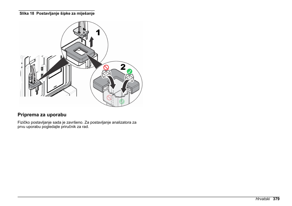 Priprema za uporabu, Slika 18 | Hach-Lange HACH 5500 sc SiO2 Installation User Manual | Page 379 / 418